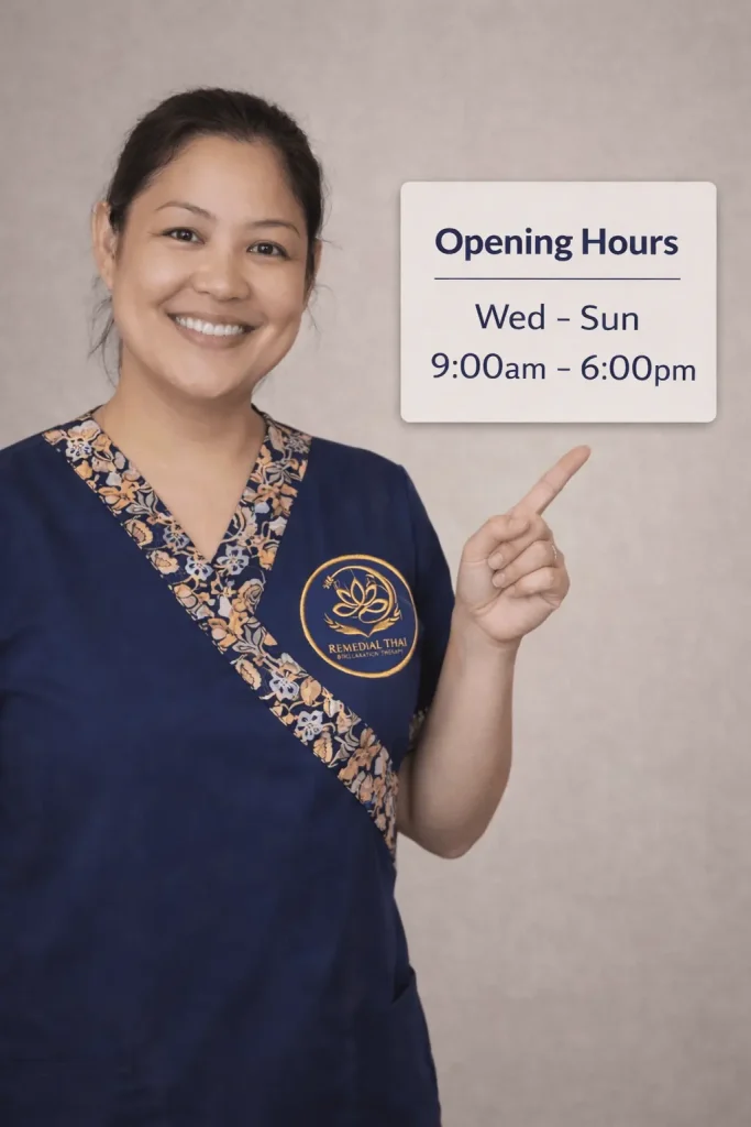 Remedial Massage, Relaxation Massage, Thai Massage